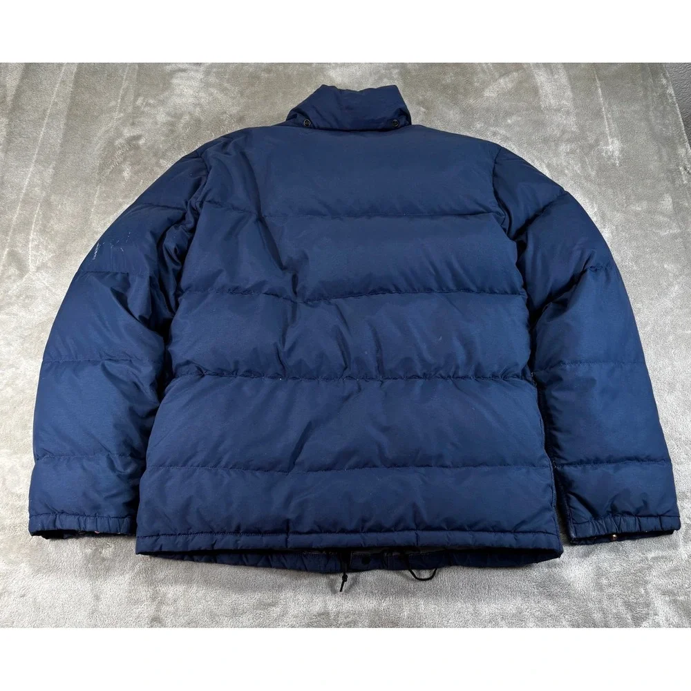 The North Face Puffer Jacket Mens Medium Down fill Blue Vintage Blue Label USA‎